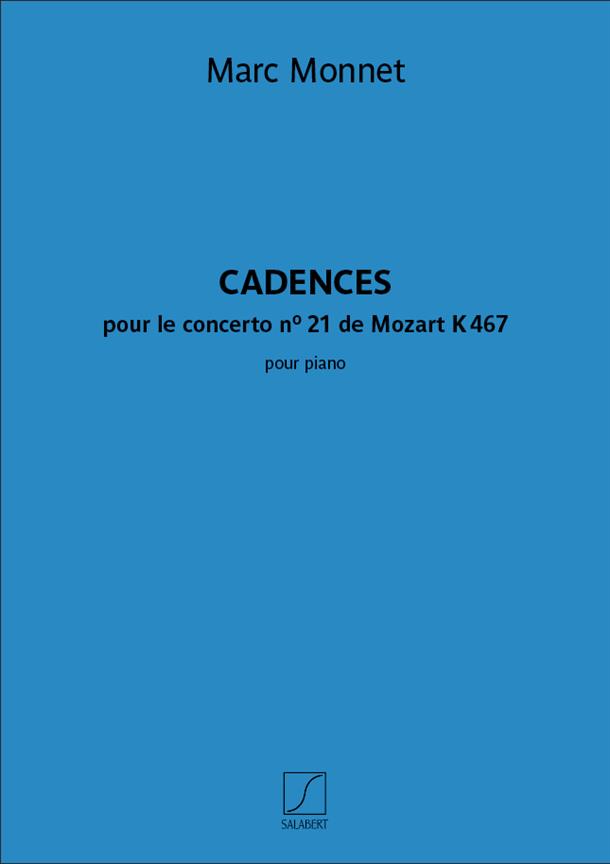 Cadences du concerto n° 21 de Mozart K 467 - pro klavír